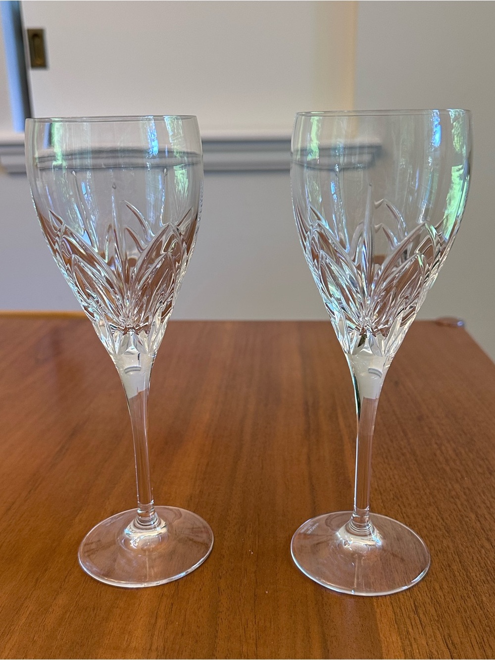 Set(s) of 2 Marquis by Waterford "Caprice" Wine Glasses/Goblets, 8 1/2"